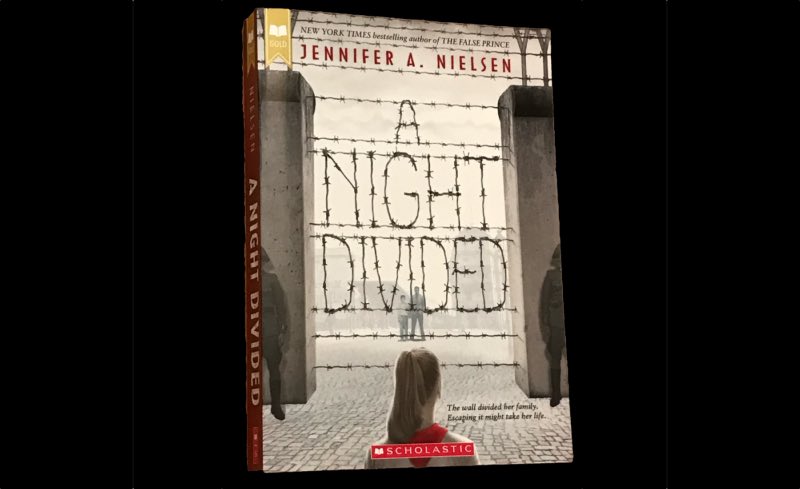 Jennifer Nielsen’s A Night Divided; photo by Gil Harriss.
